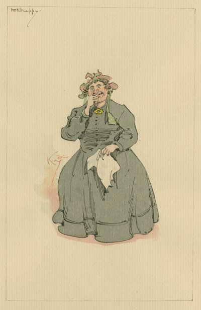 Mrs Guppy by Joseph Clayton Clarke